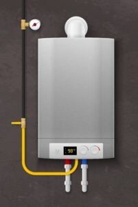 Tankless gas water heater